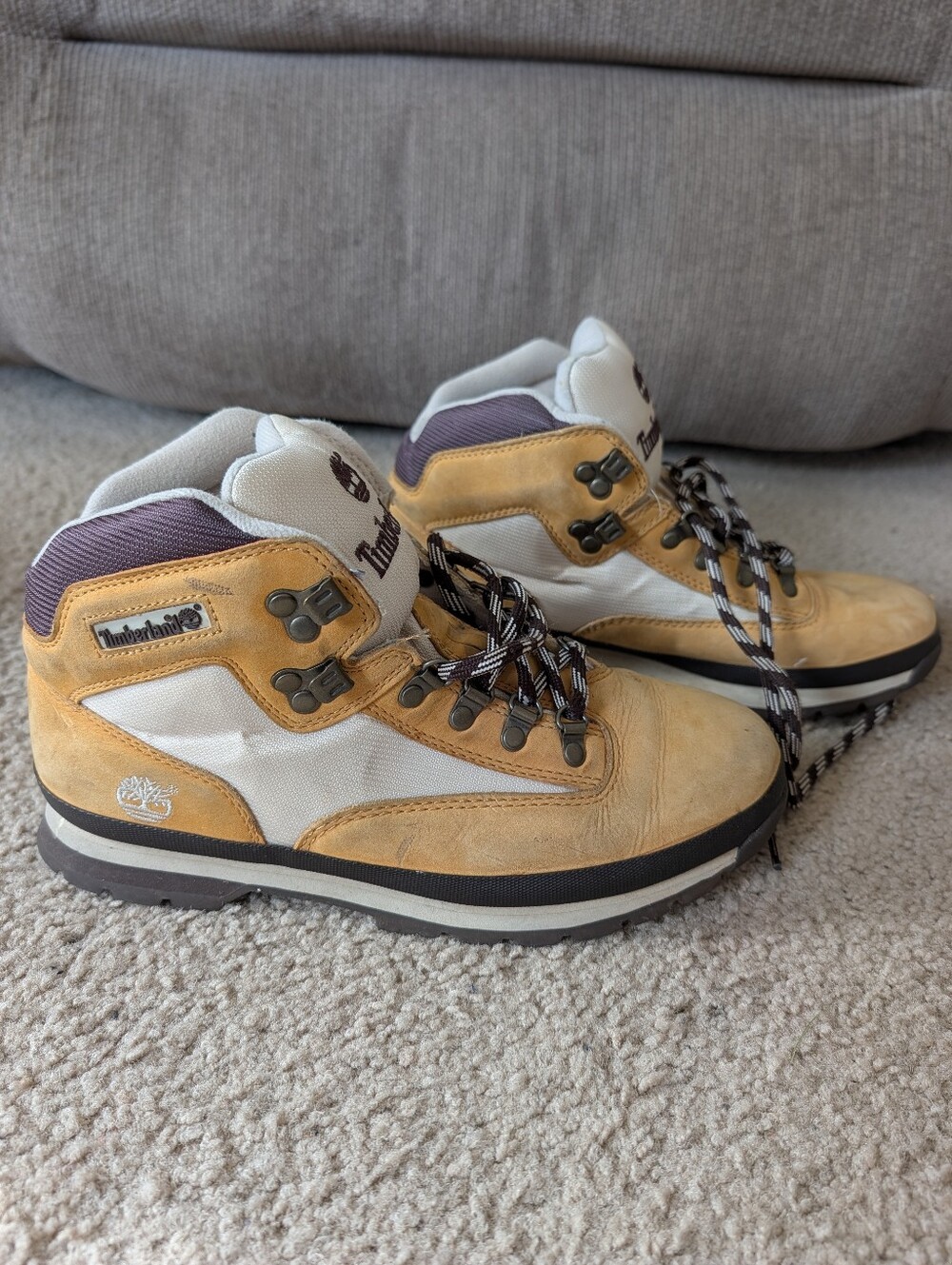 Timberland Men’s Yellow/Tan Hiking Boots
